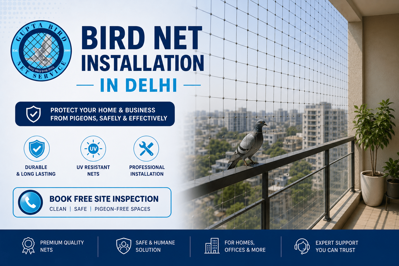 Gupta bird net service